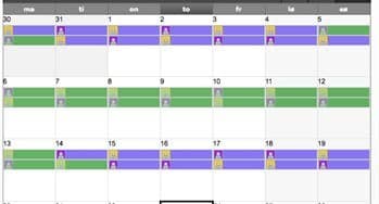 Kalender over deleordning